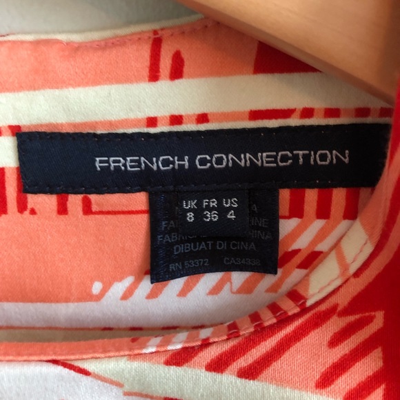 French Connection Geometric Pattern Shift Dress - Picture 7 of 8